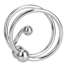 Lade das Bild in den Galerie-Viewer, Erektionsverstärker-Penisplug mit zwei Penisringen