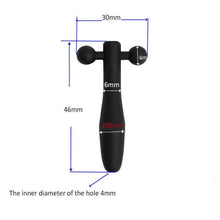 Lade das Bild in den Galerie-Viewer, Short Hollow Silicone Penis Plug 1.81 Inches Long - Metalchastity