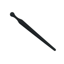 Lade das Bild in den Galerie-Viewer, Sounding for Beginners | Black Silicone Urethral Play Penis Plug - Metalchastity