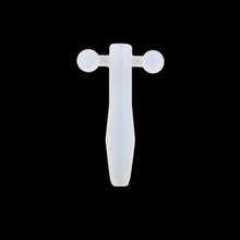 Lade das Bild in den Galerie-Viewer, Short Hollow Silicone Penis Plug 1.81 Inches Long - Metalchastity