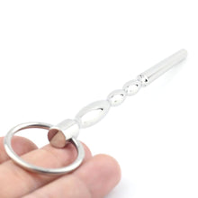 Lade das Bild in den Galerie-Viewer, Solid Stainless Beginner Penis Plug - Metalchastity