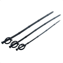 Lade das Bild in den Galerie-Viewer, Hohler Penisplug aus schwarzem Bambussilikon