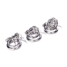 Lade das Bild in den Galerie-Viewer, 1,10 Zoll bis 2,04 Zoll langes Keuschheitsgerät mit allen 3 Ringen