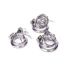 Lade das Bild in den Galerie-Viewer, 1,10 Zoll bis 2,04 Zoll langes Keuschheitsgerät mit allen 3 Ringen