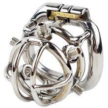 Lade das Bild in den Galerie-Viewer, Abstinenzschraube Keuschheitskäfig 2,28 Zoll lang