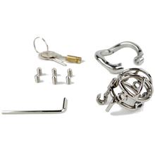 Lade das Bild in den Galerie-Viewer, Abstinenzschraube Keuschheitskäfig 2,28 Zoll lang