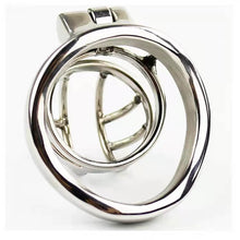 Load image into Gallery viewer, Short Chastity Cage 1.8 Inches With Arc Ring