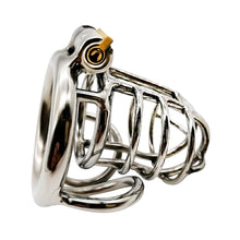 Lade das Bild in den Galerie-Viewer, Neues Keuschheitsgerät aus Edelstahl für Männer