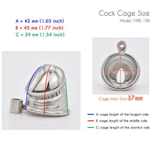 Charger l'image dans la galerie, Strap on Cock Cage with Bondage Belt - Metalchastity