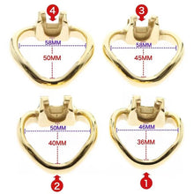 Lade das Bild in den Galerie-Viewer, HTV3 Gold Keuschheitskäfig