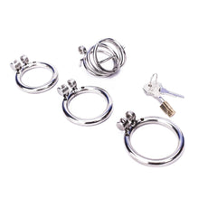 Lade das Bild in den Galerie-Viewer, 1,10 Zoll bis 2,04 Zoll langes Keuschheitsgerät mit allen 3 Ringen
