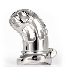 Lade das Bild in den Galerie-Viewer, Langer Peniskäfig aus Edelstahl