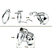 Lade das Bild in den Galerie-Viewer, NEU Keuschheitskäfig PA mit Durchgangsloch für Männer