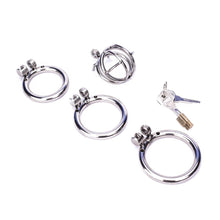 Lade das Bild in den Galerie-Viewer, 1,10 Zoll bis 2,04 Zoll langes Keuschheitsgerät mit allen 3 Ringen