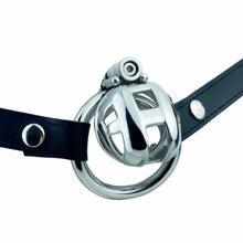 Lade das Bild in den Galerie-Viewer, Permanenter Micro Cobra Keuschheitskäfig mit Gürtel