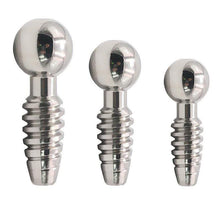 Lade das Bild in den Galerie-Viewer, Super Short Hollow Penis Plugs - Metalchastity