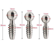 Lade das Bild in den Galerie-Viewer, Super Short Hollow Penis Plugs - Metalchastity