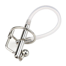 Charger l'image dans la galerie, Plug pénien creux en acier inoxydable et caoutchouc