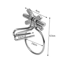 Load image into Gallery viewer, Urethral Dilator Penis Plug With Adjustable Ring - Metalchastity