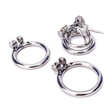 Lade das Bild in den Galerie-Viewer, 1,10 Zoll bis 2,04 Zoll langes Keuschheitsgerät mit allen 3 Ringen