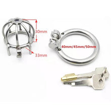 Lade das Bild in den Galerie-Viewer, Kleiner Keuschheitskäfig mit Kugeln, 1,3 Zoll