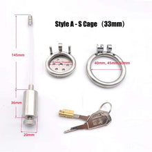 Lade das Bild in den Galerie-Viewer, HEISSER umgedrehter Harnröhren-Keuschheitskäfig