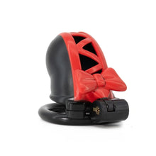 Load image into Gallery viewer, 3D Black Bow Chastity Cage-topchastity
