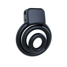 Load image into Gallery viewer, 3D Black Whirlwind Chastity Device
