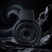Load image into Gallery viewer, 3D Black Whirlwind Chastity Device
