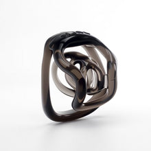 Charger l'image dans la galerie, Double Bar Resin Chastity Cage product photo - chastity cage by MetalChastity
