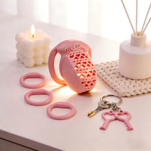 Load image into Gallery viewer, 3D Printed Resin Chastity Cage with 4 Ring Sizes

