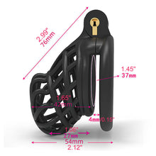 Load image into Gallery viewer, Black Chastity Cage
