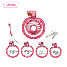 Load image into Gallery viewer, Pink Camouflage Chastity Cage
