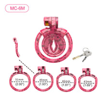 Load image into Gallery viewer, Pink Camouflage Chastity Cage
