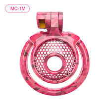 Load image into Gallery viewer, Pink Camouflage Chastity Cage

