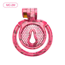 Load image into Gallery viewer, Pink Camouflage Chastity Cage
