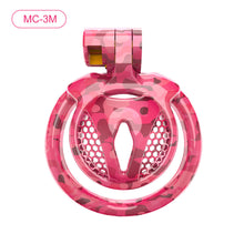 Load image into Gallery viewer, Pink Camouflage Chastity Cage
