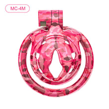 Load image into Gallery viewer, Pink Camouflage Chastity Cage
