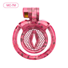 Load image into Gallery viewer, Pink Camouflage Chastity Cage
