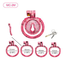 Load image into Gallery viewer, Pink Camouflage Chastity Cage
