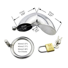 Load image into Gallery viewer, Stainless Steel Male Chastity
