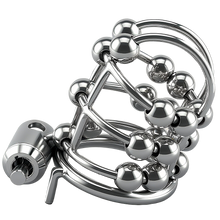 Charger l'image dans la galerie, Stainless Steel Bead PA Chastity Cage 4

