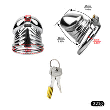 Lade das Bild in den Galerie-Viewer, Steel Chastity Cage - 4
