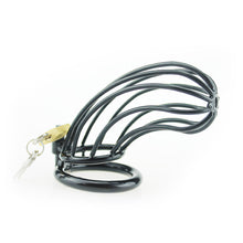 Load image into Gallery viewer, Black Metal Chastity Cage
