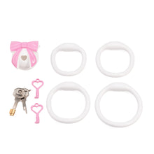 Load image into Gallery viewer, Bowknot Lid Chastity Cage Invisible
