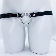Lade das Bild in den Galerie-Viewer, Chastity Cage Accessory Ring (With Ears) &amp; Belt
