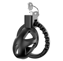 Lade das Bild in den Galerie-Viewer, Chastity Cage with 8 Adjustable Cock Ring
