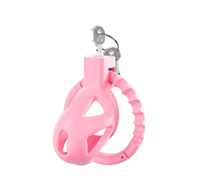 Lade das Bild in den Galerie-Viewer, Chastity Cage with 8 Adjustable Cock Ring
