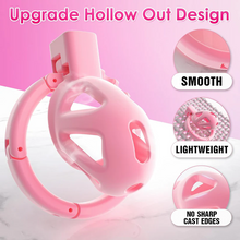 Lade das Bild in den Galerie-Viewer, Chastity Cage with 8 Adjustable Cock Ring
