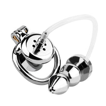 Charger l&#39;image dans la galerie, Special Chastity Cage With Butt Plug
